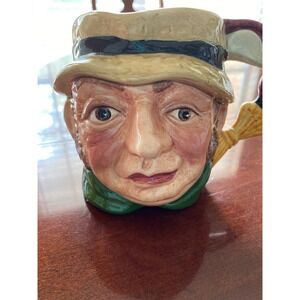 Staffordshire Farmer Character Jug Hand Painted England Collectible Mug